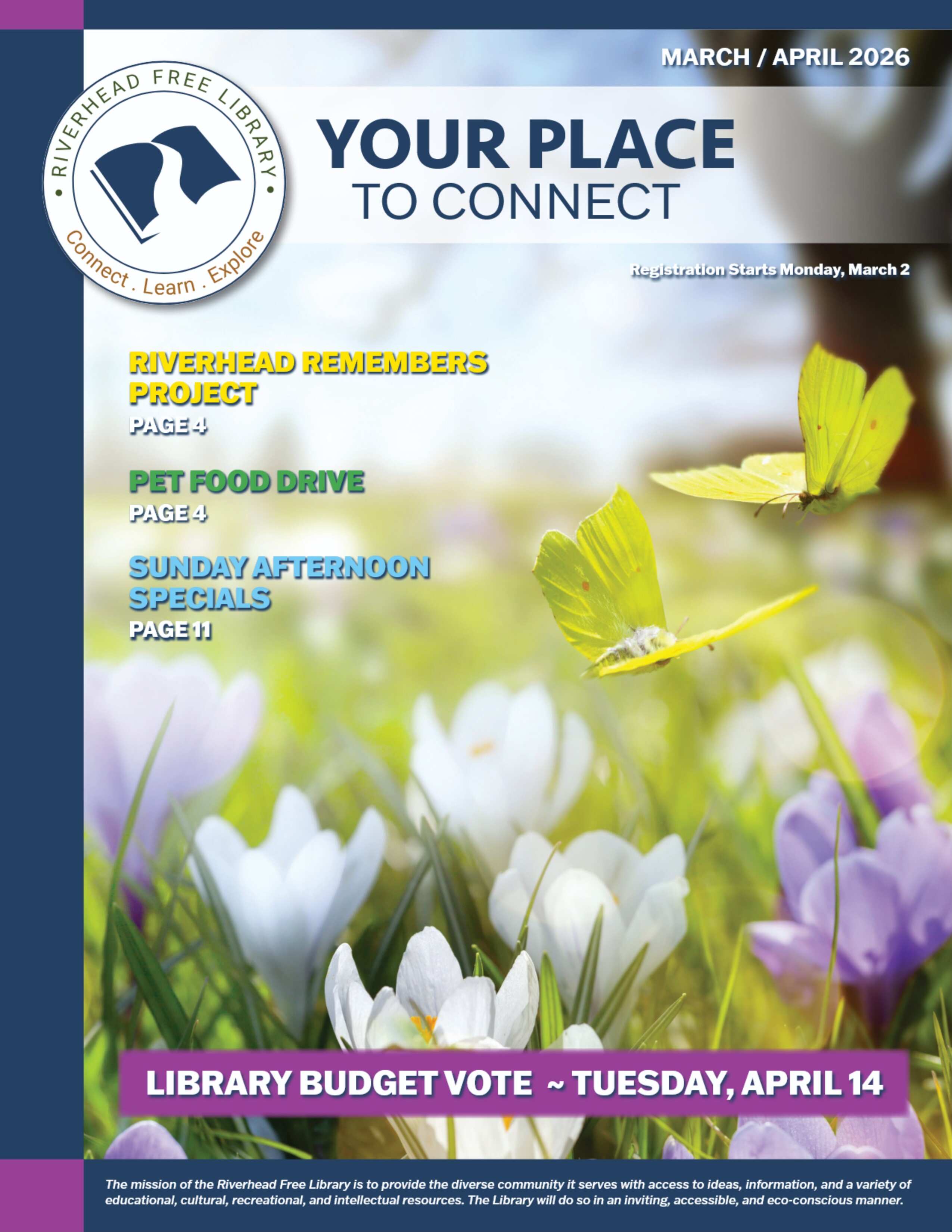 March April News Letter Cover