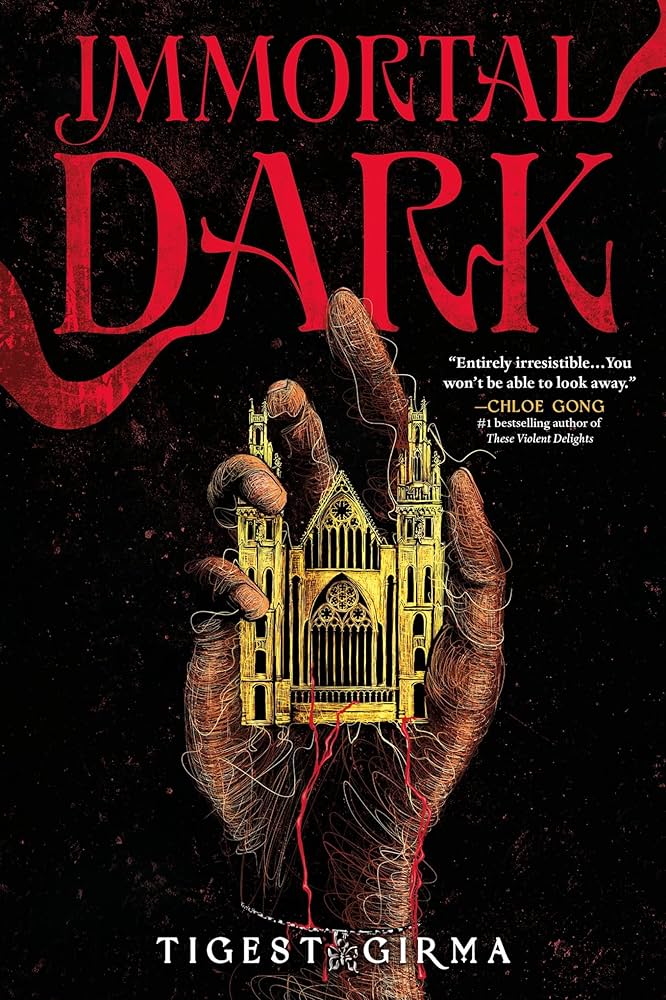 The cover for "Immortal Dark"