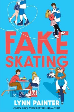 light blue cover featuring a young couple skating and going on dates
