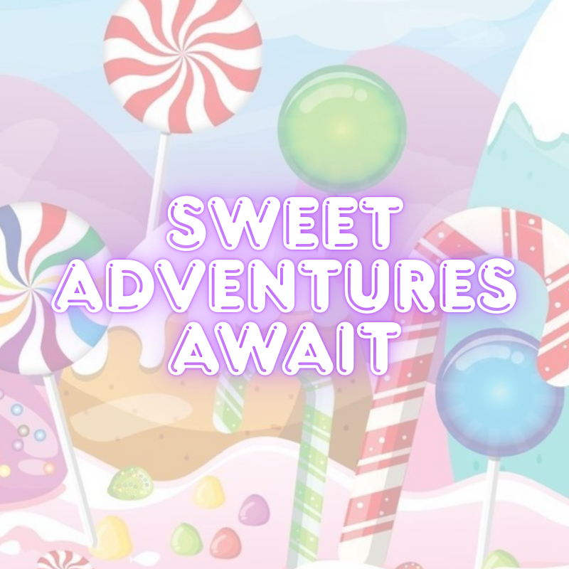 A town made from frosting, gumdrops, and lollipops.