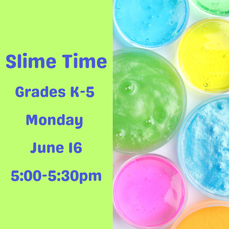 Containers full of colorful slime.