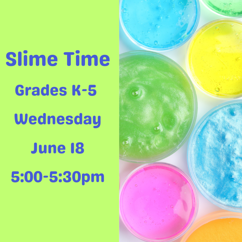 Containers full of colorful slime.