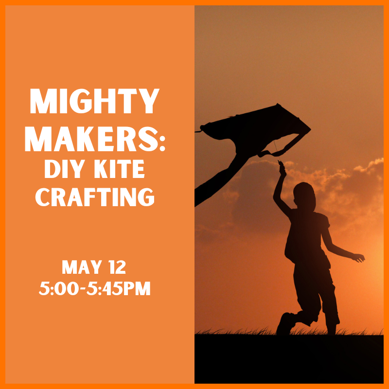 A child flying a kite.