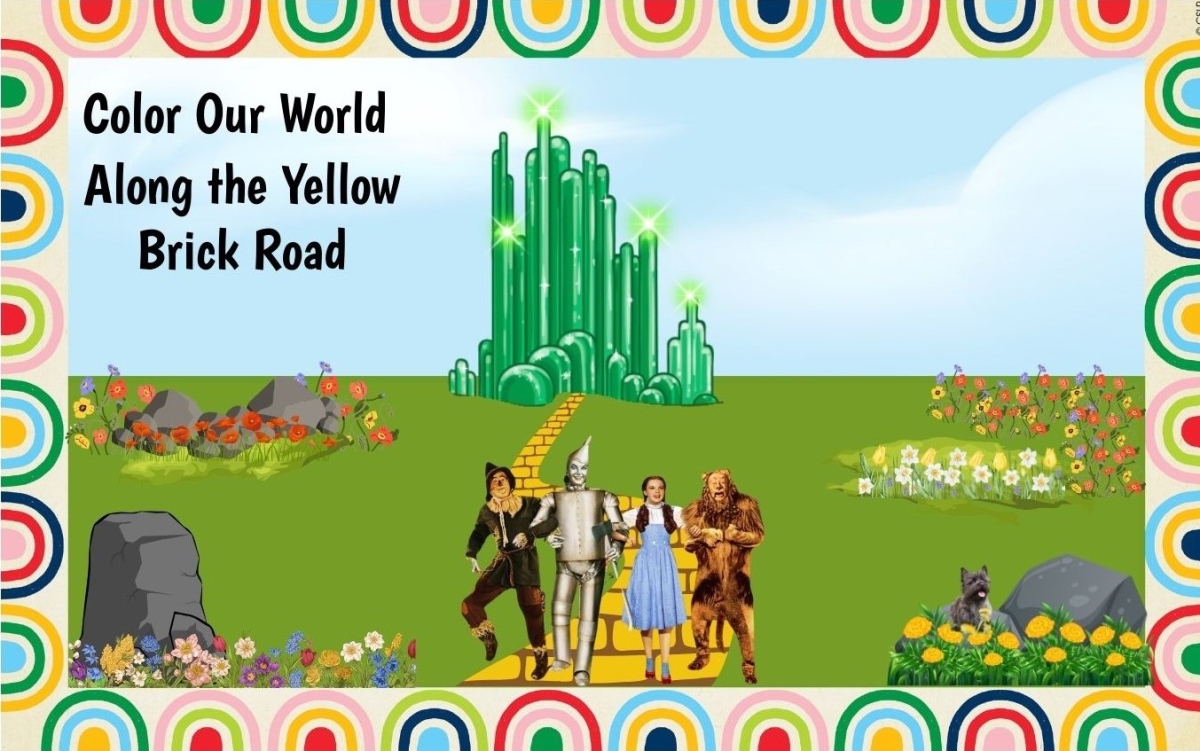 Color Our World along the Yellow Brick Road 